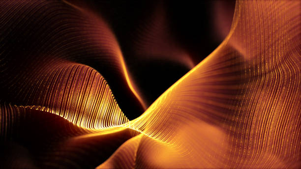 istock Defocus mysterious sparkling illuminated line particles background 1200498777