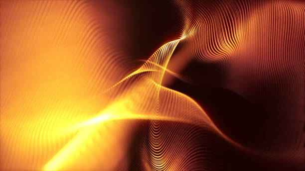 istock Defocus mysterious sparkling illuminated line particles background 1200498781