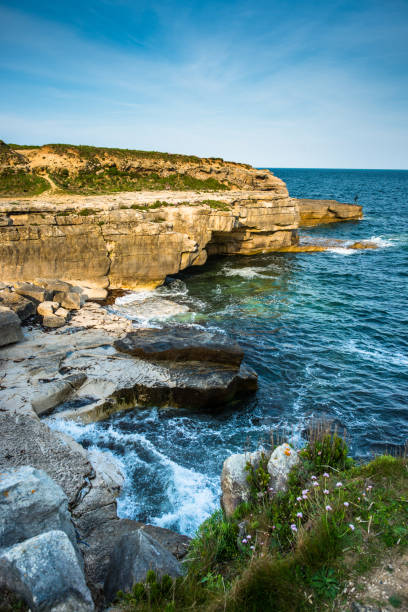 istock Dramatic coastal scenery at Portland Bill 1200503596