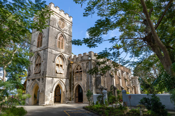 St. John Parish Church, Barbados, West Indies stock photo