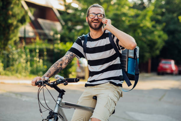 istock Bike delivery guy 1200505862