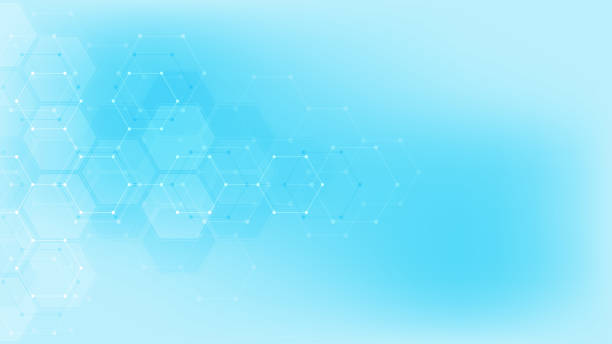 istock Abstract medical background with hexagons shape pattern. Concepts and ideas for healthcare technology, innovation medicine, health, science and research. 1200505926