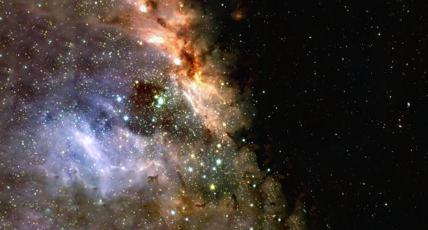 istock Space background of nebula and stars field 1200506202