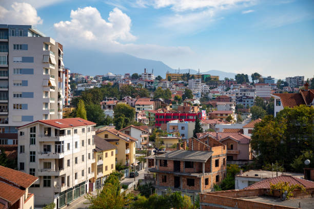 istock Tirana, Albania aerial 1200506414