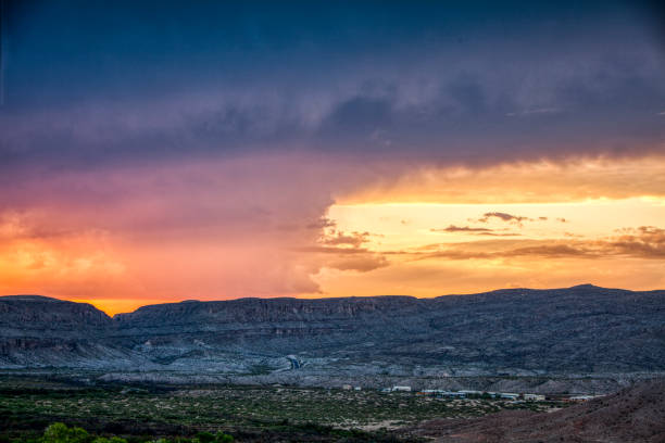 istock Big Bend National Park, USA at sunset 1200508826