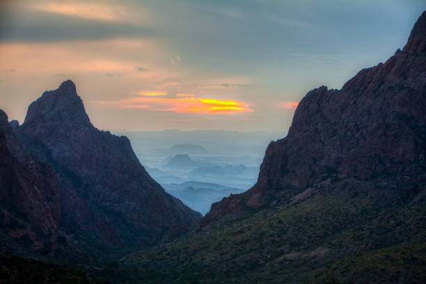 istock Window Pour off, Big Bend National Park, USA at sunset 1200508844