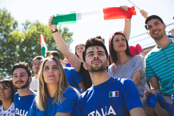 istock Italian soccer fans celebrating success 1200513656