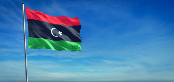 istock The National flag of Libya 1200513846
