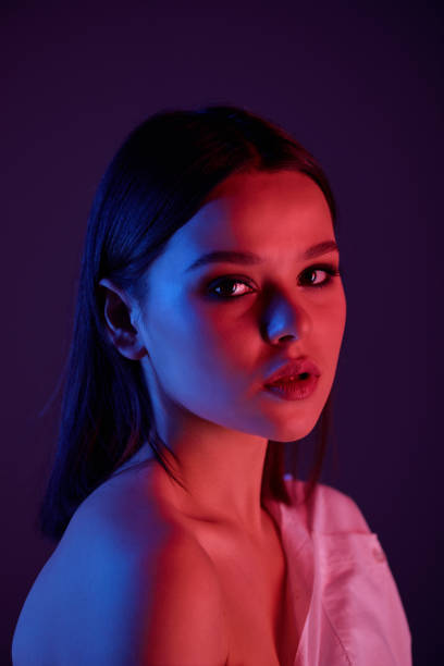 istock Beautiful girl with naked shoulder 1200513893