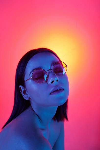 istock Sexy girl in stylish glasses 1200513921