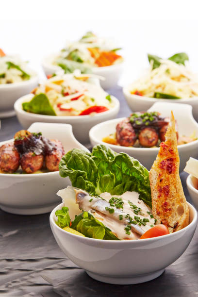 istock Different types of bowl food starters 1200520548