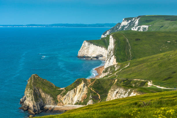 istock The Dorset coast at St.Oswald's Bay 1200522356