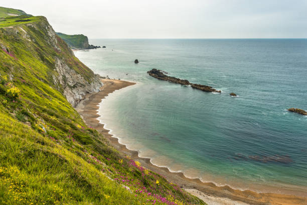 istock Stunning scenery looking down at The Man O War Bay 1200523479