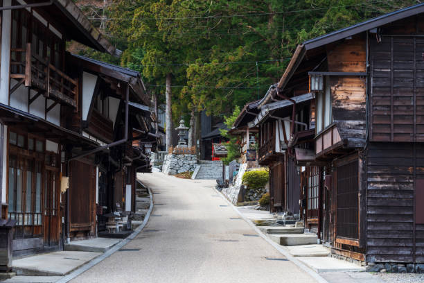 istock Narai-juku historic post town, Kiso valley 1200525352