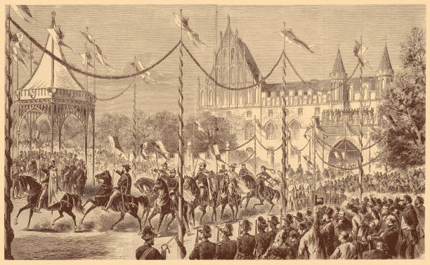 istock The West Prussian Secular Celebration. The order of the Knights in Marienburg 1200526263