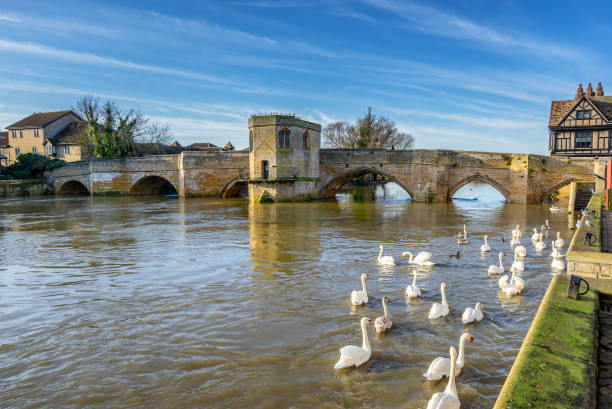 st ives en cambridgeshire - st ives fotografías e imágenes de stock