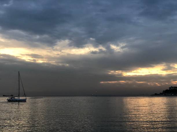 istock Sailing, sea, cloud, boat, blue, nature, Turkey, Istanbul 1200526543
