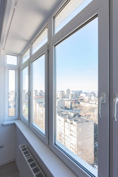 istock View of new plastic windows in the apartment 1200526721