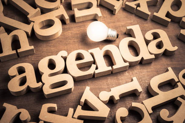 istock Agenda Wood Word 1200528927