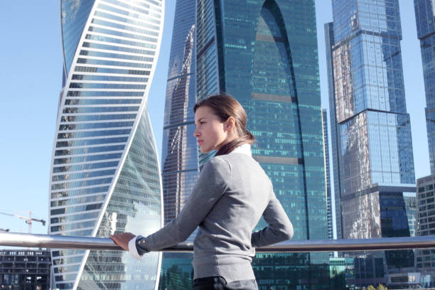 istock Stressed business woman in city 1200529236