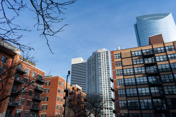 istock West Loop Chicago Buildings and Modern Skyscrapers 1200530900