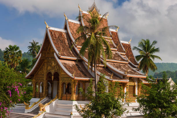 istock Wat Ho Pha Bang - Buddhist temple in Luang Prabang, Laos 1200533183