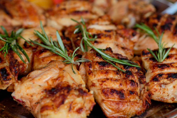 istock Close-up of chicken meat. 1200533481