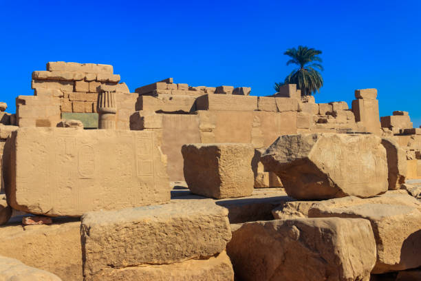 istock Karnak Temple Complex, commonly known as Karnak comprises a vast mix of decayed temples, chapels, pylons, and other buildings in Luxor, Egypt 1200535558