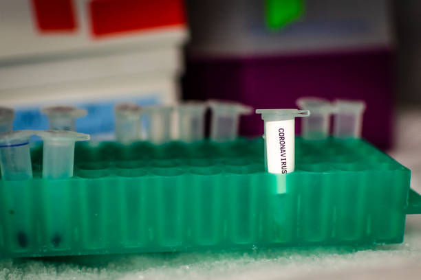 istock Corona virus stored in freezer 1200535998