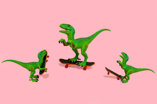 istock collage of three cute  green dinosaurs skate 1200537127