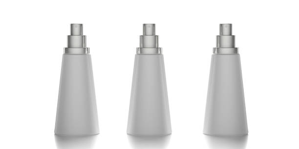istock Blank cosmetic spray isolated on white background. 3d illustration 1200539214