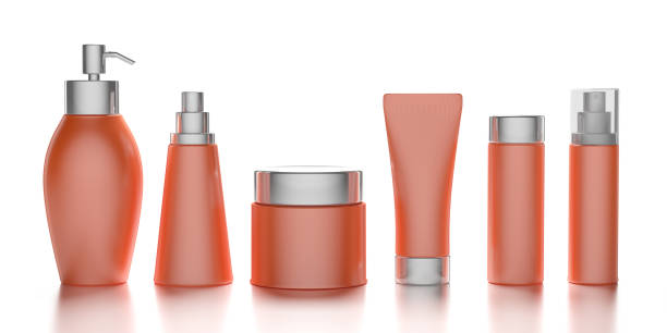 istock Blank cosmetics packages isolated on white background, 3d illustration 1200539228