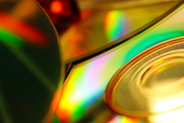 istock Colorful photo with discs. Play of light 1200552726