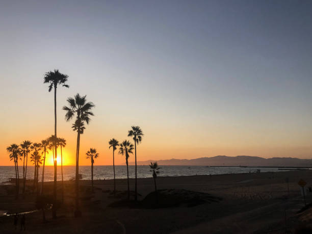 istock Sun sets over the pacific ocean in Southern California 1200555801