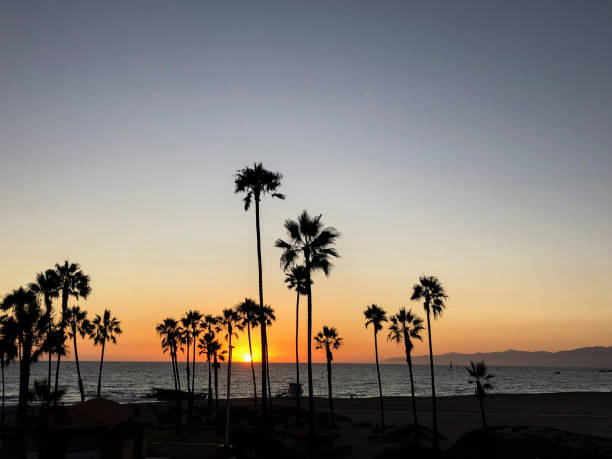 istock Sun sets over the pacific ocean in Southern California 1200555811