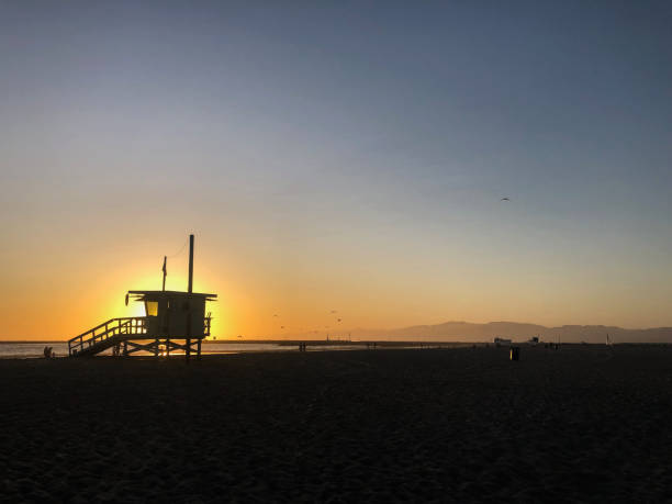 istock Sun sets over the pacific ocean in Southern California 1200555813