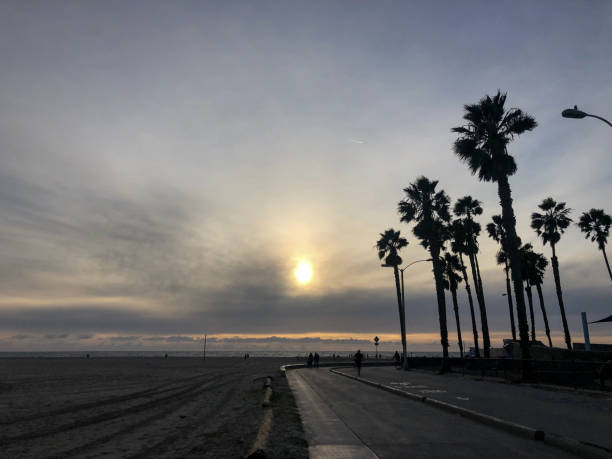 istock Sun sets over the pacific ocean in Southern California 1200556106