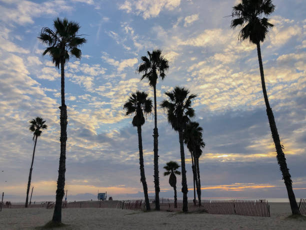 istock Sun sets over the pacific ocean in Southern California 1200556170
