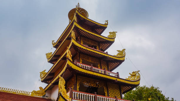 istock Beautiful Buddhist multistory pagoda in Vientiane, Laos 1200561619