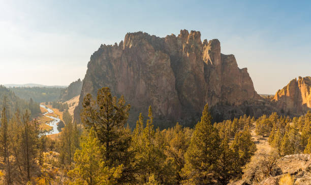 istock Sunset views of the Crooked River at Smith Rock State Park 1200569076