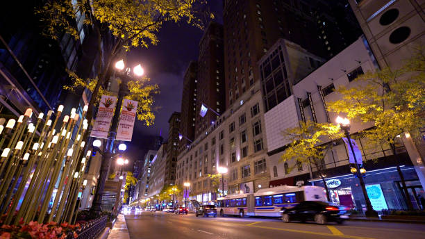 istock New York Street at Night 1200569245
