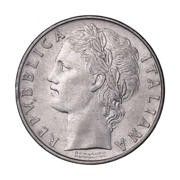 istock Italian one hundred lire coin from 1968 1200570350