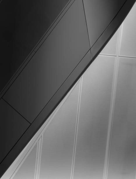 istock Metallic curves of modern building , Abstract background 1200570878