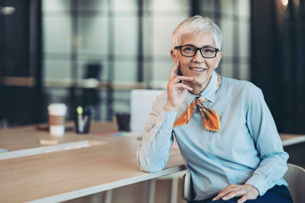 istock Senior businesswoman 1200572319
