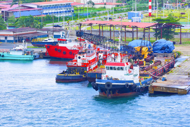 Colon, Panama, Atlantic Entrance to Panama Canal