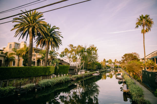 Venice Beach Canals stock photo