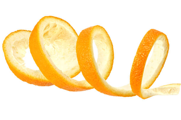 istock fresh orange peel isolated on white background 1200579271