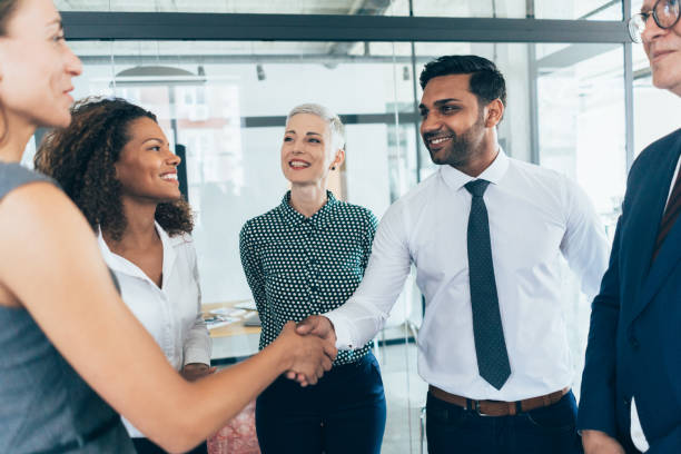 istock Handshake of business People 1200581606