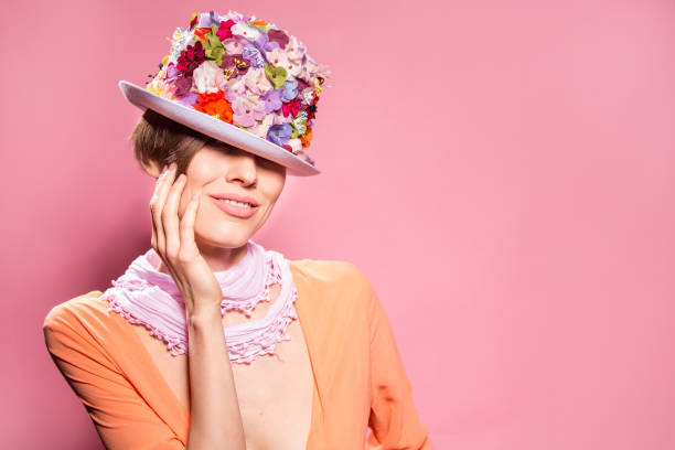 istock Beautiful Girl with Flowers 1200583223