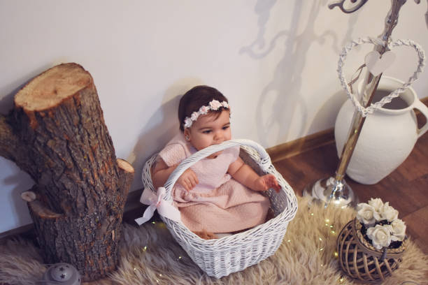 istock Cute Baby Girl 1200584539